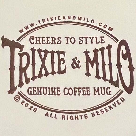 TRIXIE & MILO "Rise and Grind Sunshine" Ceramic Mug Coffee Cup 3.5" x 3.5" - Picture 11 of 11